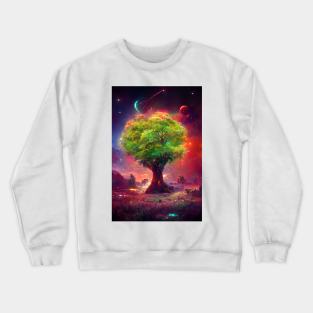 Celestial Tree of Life Crewneck Sweatshirt